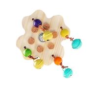 Générique Foraging Toys for Birds Bird Rotatable Shredding Game with Bell