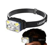 Générique Forehead Lights - Motion Sensor Headlights, Front LEDs With 9 Modes | Brightness Camping Headlamps For Camping Hiking Running Fishing Walking Work Outdoor