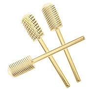 Générique Forets à Ongles Métal 3 Pièces Embouts en Carbure pour Meulage et Soin des Ongles Ensemble de 3 Outils pour Nail Art Usage Professionnel