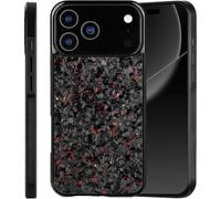 Générique Forged Carbon Fiber Phone Case for iPhone 17, New Ultra-Slim Case, Integrated Magnetic Wireless Charging, for iPhone 17/16/15/14/13/12Series (for iPhone 12 Pro Max,Red)