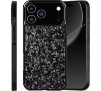 Générique Forged Carbon Fiber Phone Case for iPhone 17, New Ultra-Slim Case, Integrated Magnetic Wireless Charging, for iPhone 17/16/15/14/13/12Series (for iPhone 12/12 Pro,Purple)
