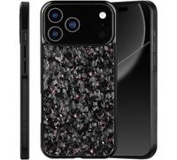 Générique Forged Carbon Fiber Phone Case for iPhone 17, New Ultra-Slim Case, Integrated Magnetic Wireless Charging, for iPhone 17/16/15/14/13/12Series (for iPhone 14,Pink)