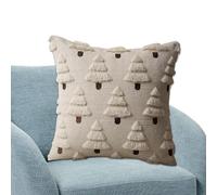 Générique Formas de Chocolate de Natal - Lavable Broderie 3D - Housse De Coussin Broderie 3D | pour Chaise Et Chambre Et Salon Et Dortoir Et Appartement Et Bureau Et Chambre Enfant