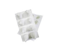 Générique Forme De Poire Silicone Moule Forme De Poire Silicone Moule De Pâtisserie 8 Cavités Mousse Gâteaux Pâtisserie De La Confiserie Moules pour Gâteau Au Fromage Gelée Pudding Desserts