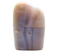 Générique Forme Libre en Agate de 700 grammes et 110 millimètres, Minéral Agate de Madagascar, Minéral Authentique, Un Seul Exemplaire, Pierre d'art, Pierre de créativité