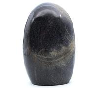 Générique Forme Libre en Pierre de lazurite de 950 grammes et 120 millimètres, Minéral Lazurite de Madagascar, 100% Naturelle, Pièce Exclusive, Minéral d'art, Pierre de Connaissance