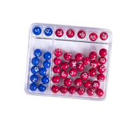 Générique Fortune Number Selector - Manual Shake Random Lottery Game Compact Fun Digit Drawing Gadget Exciting Chance Generator Entertaining Number Picker for Lottery Players Kids Adults Accessories