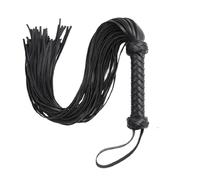 Générique Fouet de Dressage for Chevaux en Daim de qualité supérieure de 48 cm, Manche recouvert de Daim ou de Cuir avec dragonne.(Color2)