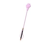 Générique Fouet de Pratique équestre (Forme de Griffe de Chat), Flexible et résistant à l'usure, poignée de Fouet auxiliaire d'équitation Novice, transmet avec précision Les Instructions(Pink)