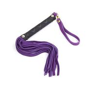 Générique Fouet d'entraînement équestre en Forme de Queue de Cheval, Fouet de Commandement d'équitation, Outil de Dressage de Chevaux(Purple)