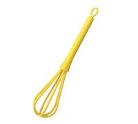 Générique Fouet en Silicone Antidérapant, Batteur À Œufs, Mousseur À Lait, Ustensile De Cuisine Facile À Nettoyer(1pc Yellow)