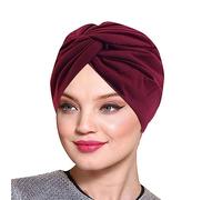 Générique Foulard en Bambou pour Femme - Confortable Chimio Turban Africaine Chapeau Chimio Chapeau De Chimiothérapie Moderne Chapeau Bandeau Musulman Bonnet Foulard pour Le Cancer