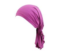 Générique Foulard en Bambou pour Femme, pour Perte De Cheveux, ChimiothéRapie, Cancer, Emballage Scellé, Bandana Pré-Noué en Coton Et en Bambou