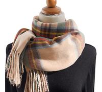 Générique Foulard Femme Echarpe Bleu Grande Uni Soie Foulards Écharpe Marron À Franges Grosse Leopard Hiver Rouge Doux