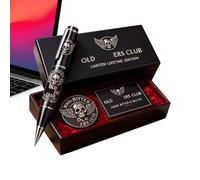 Générique Fountain Pens - Classic Ink Fountain Pen Set | Metal Badge Office Supplies, For Journaling Drafting Home School Men Husband Calligraphers Graduates