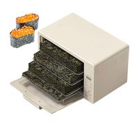 Générique Four électrique de séchage d'algues, séchoir à air chaud intelligent 12L/25L, séchoir alimentaire électrique avec contrôle de température de 30 à 100 °C et minuterie 24 h(3-Trays,Large)