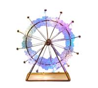 Générique Fournitures Perles Coffre-Fort Bijoux Beaded Ferris Wheel Figurines Creative Night Light Tabletop Ornaments for Kids Sisters Women Bagues Bracelets Bijoux Bijoux (E, One Size)