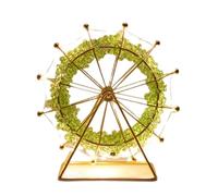 Générique Fournitures Perles Coffre-Fort Bijoux Beaded Ferris Wheel Figurines Creative Night Light Tabletop Ornaments for Kids Sisters Women Bagues Bracelets Bijoux Bijoux (Green, One Size)