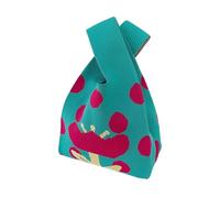 Générique Fourre-tout à fleurs au crochet, motif tissé floral, 35 x 20 x 1 cm, sac à provisions au crochet bohème, porte-plage tricoté, style grande capacité, pour les voyages, les achats quotidiens