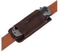 Générique Fourreau de Couteau en Cuir rétro horizontalement, étui Fait à la Main, Housse de Couteau, Gaine de, étui Pliable en pour Le Rangement de Couteaux, Le Transport Fait à la Main