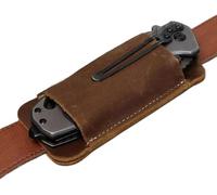 Générique Fourreau de Couteau en Cuir rétro horizontalement, étui Fait à la Main, Housse de Couteau, Gaine de, étui Pliable en pour Le Rangement de Couteaux, Le Transport Fait à la Main
