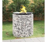 Générique Foyer en Gabion Ø 100 cm Fer galvanisé,Maison & Jardin,Cheminées,Argent,16.5 KG,153561