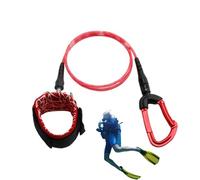 Générique Freediving Rope, Diving Lanyard, Snorkeling Wrist Strap Accessory, Sturdy Safety Tether with Adjustable Fit, for Sea, Diving, Water Sport, Adventure, Underwater, Outdoor Use