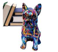 Générique French Bulldog - Sculpture Animale Contemporaine | Résine Craft Animal Sculpture, Figurines d'art, Creative Art Bulldog Figurine Résine Dog Home Decor