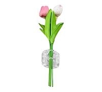 Générique Fresh Flower-Pink Flower | Flowers for Car,Romantic Alphabet Letter Decor, Sticker for Car,Glass Window Automotive Vehicle, Exterior Outdoor Home Office