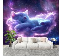 Générique Fresque intissé 250x175cm Chaton Mignon 3D Impression Haute Définition Papier Peint Décoration Murale Poster Multicolore Anti-rides Murale Moderne Salon Chambre á Coucherr Bureau Salle