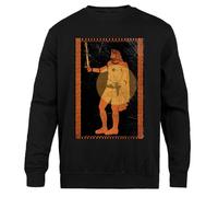 Générique Fresque Ulysse 31 Pull Ras du Cou Unisexe Noir