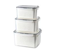 Générique Fridge Fruit Storage Container - Produce Keeper | Drain Basket
