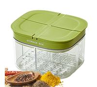 Générique Fridge Storage Snack Containers - Divided Veggie Organizer, Fruit Vegetable Nuts Container, Ginger Garlic Candy Refrigerator | Berry Harvest Storage, Condiment Cup Organizer, Salad