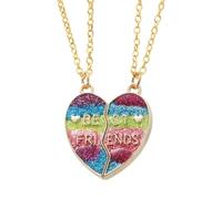 Générique Friendship Necklace - Heart Pendant Necklace Size Magnetic Gift