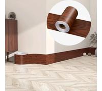 Générique Frise Murale Adhesive 1 rouleau 10CM*5M plinthe autocollant mural cadre de porte cuisine salon rebord fenêtre carrelage salle bain(40 x100 cm)