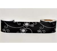 Générique Frise Murale Adhesive 10M papier peint autocollant motif marbre plaque inférieure taille salon porte cadre fenêtre rebord bord emballage(A1001-16,Width 20cm -L 10m)