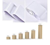 Générique Frise Murale Adhesive 10M papier peint autocollant motif marbre plaque inférieure taille salon porte cadre fenêtre rebord bord emballage(Pearl White,Width 15cm -L 10m)