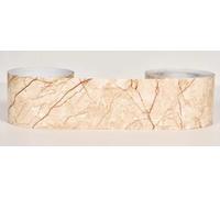 Générique Frise Murale Adhesive 10M papier peint autocollant motif marbre plaque inférieure taille salon porte cadre fenêtre rebord bord emballage(A1001-13,Width 8cm - L 10m)