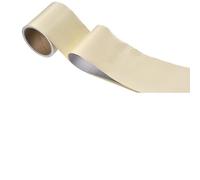 Générique Frise Murale Adhesive Plinthe autocollante en PVC 5M, autocollant mural étanche, rebord de fenêtre, cadre porte, bordure, rénovation, lignes décoratives(Beige 5M,10cm wide)