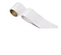 Générique Frise Murale Adhesive Plinthe autocollante en PVC 5M, autocollant mural étanche, rebord de fenêtre, cadre porte, bordure, rénovation, lignes décoratives(Pure white 5M,15cm wide)