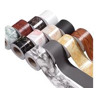 Générique Frise Murale Adhesive Stickers muraux de plinthes en marbre auto-adhésif étanche carrelage taille ligne autocollants la fenêtre salle séjour SILL Cadre Fond sol(YS-04,10CM x 3.0M)