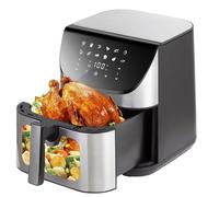 Générique Friteuse à Air en Acier Inoxydable, Friteuse à Air Haute Puissance 1700 W, Friteuse à Air 8 L avec Fenêtre Dobservation, Friteuse à Air Multifonction 12 Préréglages