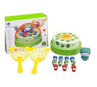 Générique Frog Bounce Game, Musical Jumping Frog Toy with LED Lights, ABS Electric Interactive Action, 360° Rotating Hopping Fun for Kids, Boys & Girls, Exciting Birthday, 18x17cm