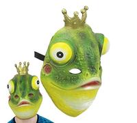 Générique Frog Masque, Animal Mask, Frog Shape Breathable Cosplay Props 10.63x9.45 inches, Carnival Theme, Photography, Halloween Party Costume, Accessory for Adults, Versatile Use