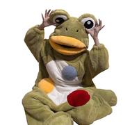 Générique Frog Onesie Pajamas - Soft Fleece Loungewear, Winter Animal Cosplay Outfit, Warm Hooded All in Sleepwear for Adults Men | Cute Green Frog Costume Pyjamas for Christmas Parties Movie Nights