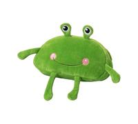 Générique Frog Pencil Case for Kids, Plush Large Stationery Organizer, Cute Cartoon Frog Storage Bag, Big Mouthed Frog Pencil Case, Zipper Plush Crayon Case, Soft Plush Storage Organizer