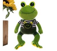 Générique Frog Plush - 70cm Soft Cuddly Throw Pillow Companion Animal Plush Toy | Smiling Frog Doll Plushes Cushion with Cōzy Filling | Kids Girls Boys Birthday Gift