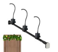 Générique Front Door Hook, No Drill Adjustable Door Wreath Holder, Over the Hanger for Bedroom Entryway Kitchen Porch Garage RV Dorm Laundry Workplace Seasonal and Daily Use