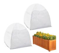 Générique Frost Cloths - 22.05 inches Non-Woven Garden Cover | Winter Freeze Protection - Breathable Shrub Vegetable Tomato Rose Guard for Patio Greenhouse Fruit Tree Berry Bush Gardening Outdoor Use