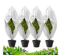 Générique Frost Shield Wrap - Winter Plant Cover for Garden | Non-Woven Fabric with Zipper Design, Freeze Protection for Citrus, Blueberry, Small, Trees, Vegetables Bonsai Tomatoes, Portable